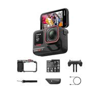 Insta360 Ace Pro 2 Pack Xplorer Gris - Caméra d'action 8K Objectif Leica | Camera moto, appareil photo capteur 1/1,3", HDR 4K, écran rabattable, audio pro, étanche, pour vlog, moto, sport, voyage, ski