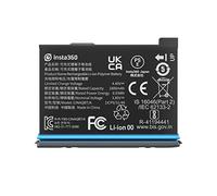 Insta360 Batterie d'origine (1 800 mAh) pour caméra d’Action X3 - Batterie de Remplacement pour jusqu'à 80 Minutes de Temps d'enregistrement supplémentaires