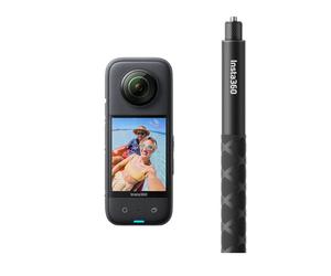Insta360 - Caméra d'action X3 - Ensemble avec selfie stick 23-114 cm