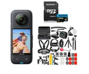 Insta360 - Caméra X3 + Kit accessoires + Carte 128Go