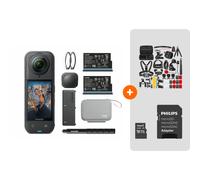 Insta360 - Caméra X5 Essential Bundle + Kit accessoires + Carte 64Go