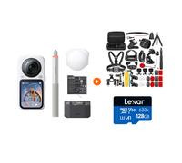 Insta360 - Caméra X6 Essentials Blanc + Carte 128Go + Kit accessoires OFFERTS