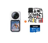 Insta360 - Caméra X6 Standard Blanc + Carte 128Go + Kit accessoires OFFERTS