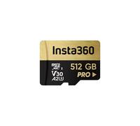 Insta360 Carte mémoire microSDXC 512 Go PRO, V30, A2, UHS-I, vitesse de lecture/écriture 90 Mo/s
