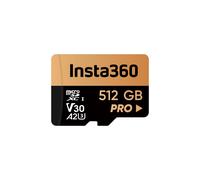 Insta360 Carte mémoire microSD UHS-III V30 A2 pour caméras d'action One X/One X2/X3/X4, One R/One RS, Ace Pro et Sphere 512 Go