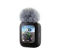 Insta360 CINSCAVX Télécommande GPS avec Microphone intégré pour caméra d'action avec GPS intégré, aperçu en Direct et Microphone intégré, Noir