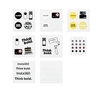 Insta360 Ensemble d'Autocollants pour Boutons