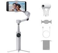 Stabilisateur smartphone - INSTA360 - Flow 2 - Suivi panoramique 360° - Stabilisation 3 axes - Gris