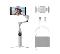 Insta360 Flow 2 Gris - Stabilisateur Pliable pour Smartphone alimenté par l'IA, Suivi de Plusieurs Personnes, trépied et Perche à Selfie intégrés, contrôle à Distance, stabilisateur iPhone/Android