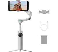 Insta360 Flow 2 Pro AI Tracker Bundle Gris - Stabilisateur pliable pour smartphone avec IA, suivi dans plus de 200 applications avec DockKit, tracker IA, suivi multi-personnes, suivi à 360°