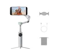 Insta360 Flow 2 Pro Gris - Premier stabilisateur IA pour téléphone avec Apple DockKit, Suivi panoramique à 360°, Inclinaison Libre, trépied et Perche à Selfie intégrés, Portable pour vlog/Voyage