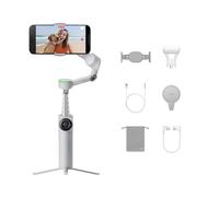 Insta360 Flow 2 Pro Pack Créateur Gris - Stabilisateur pour iPhone/Android | Suivi natif DockKit, suivi IA et de Groupes, trépied et perche à selfie intégrés, rotation à 360°, pour Vlog & YouTube