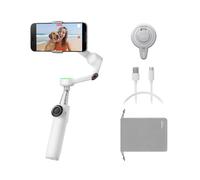Insta360 Flow 2 Pro Pack Support magnétique - Stabilisateur Pliable alimenté par l'IA pour téléphone, stabilisation sur 3 Axes, Suivi dans Plus de 200 Applications avec Apple DockKit