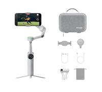 Insta360 Flow 2 Pro - Stabilisateur IA pour Smartphones (iPhone et Android) - Idéal pour Voyages, Vlogs et création - Pack créateur Ultime Gris
