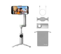 Insta360 Flow Pro Pack standard - Stabilisateur pour smartphone alimenté par l'IA, compatible Apple DockKit, suivi panoramique infini à 360º, stabilisation 3 axes, trépied intégré, portable et pliable