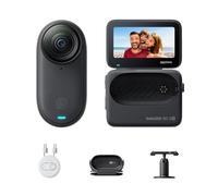 Insta360 GO 3S Noir Minuit (64GB) - Petite caméra de vlog 4K, POV Mains Libres, Montage Partout, stabilisation, 140 Min d'autonomie, étanche à 10 m, édition IA, pour Voyage, vlog