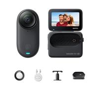 Insta360 GO 3S Noir Minuit (64GB) - Petite caméra de vlog 4K, POV Mains Libres, Montage Partout, stabilisation, 140 Min d'autonomie, étanche à 10 m, édition IA, pour Voyage, vlog