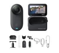 Insta360 GO 3S Pack Multiview Cyclisme 128GB Noir - Petite caméra de vlog 4K, POV Mains Libres, Montage Partout, stabilisation, 140 Min d'autonomie, étanche à 10 m, édition IA, pour Voyage, vlog