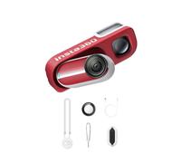 Insta360 GO 3S Pack Rétro, édition spéciale, Rouge 128 Go - Petite 4K caméra vlog, caméra POV Mains Libres, filtres rétro, 4K à 30 IPS, Batterie supplémentaire
