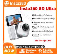 Insta360 GO Ultra Action Camera 4K 60fps Lightweight POV Hands-free Ultra-HD Magnetic FlowState Stabilization Insta 360 GO Ultra Black Creator Pack