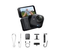 Insta360 GO Ultra Pack créateur Noir Minuit - Caméra 4K Mains Libres Ultra-légère et Portable, stabilisation FlowState, Performance de Pointe en Basse lumière, étanche à 10 m