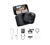 Insta360 GO Ultra Pack Cyclisme Noir Minuit-Caméra 4K Mains Libres Ultra-légère et Portable, stabilisation FlowState, Performance de Pointe en Basse lumière, 200min d'autonomie, caméra de vélo