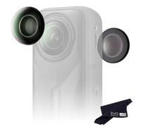 Insta360 Kit Complet de lentilles de Rechange X5 | avec 2 lentilles Officielles remplaçables pour Insta360 X5, Plus des Outils pour remplacer et Nettoyer l'objectif