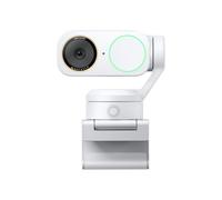 Insta360 Link 2 Pro Blanc Webcam 4K IA Webcam 4K professionnelle blanche avec capteur 1/1,3", stabilisateur 2 axes, suivi IA, autofocus PDAF et double