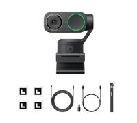 Insta360 Link 2 Pro Pack créateur - Webcam PTZ 4K pour PC/Mac | Caméra PC, capteur 1/1,3”, basse lumière, suivi IA, HDR, réduction de bruit, pour streaming, jeux, Zoom, Teams, Twitch