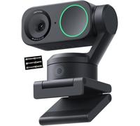 Insta360 Link 2- Webcam PTZ 4K avec capteur 1/2", Suivi AI, contrôle des gestes, HDR, Microphone antibruit, Webcam pour Ordinateur Portable, Diffusion en Direct, Jeux, caméra vidéo Fonctionne avec