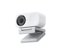 Insta360 Link 2C Blanc - Webcam 4K pour PC/Mac | Caméra PC, capteur 1/1,3”, suivi IA, réduction de bruit, contrôle gestuel, pour streaming, jeux, Zoom, Teams, Twitch
