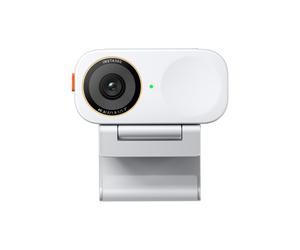 Insta360 Link 2C Pro Blanc Webcam 4K IA Webcam 4K blanche avec capteur 1/1,3", obturateur de confidentialité, cadrage automatique par IA, autofocus,
