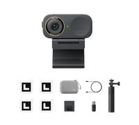 Insta360 Link 2C Pro Pack démarrage - Webcam 4K pour PC/Mac | Caméra PC, capteur 1/1,3”, basse lumière, suivi IA, HDR, réduction de bruit, pour streaming, jeux, Zoom, Teams, Twitch