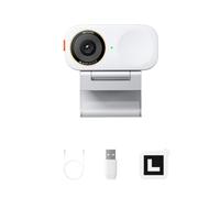 Insta360 Link 2C Pro - Webcam 4K pour PC/Mac, Blanc | Caméra PC, capteur 1/1,3”, basse lumière, suivi IA, HDR, réduction de bruit, pour streaming, jeux, Zoom, Teams, Twitch