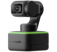 Insta360 Link Webcam 4K alimentée par l'IA avec Deux Microphones, contrôle gestuel, HDR, Suivi AI, Mode d'affichage de Bureau et Streamer - Protection de la Vie privée intégrée