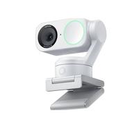 Insta360 Link 2 PTZ Webcam 4K à cardan Double axe alimentée par l'IA avec capteur 1,27 cm pour Plus de détails, Audio Professionnel, contrôle des gestes, HDR, Suivi AI, Affichage de Bureau et Mode
