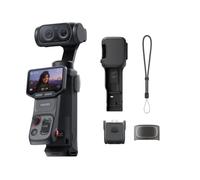 Insta360 Luna Ultra - Caméra Vlog 8K Deux Objectifs Leica | Caméra de poche, zoom 15×, capteur 1", écran tactile détachable 2", triple puce IA, pour vlog, voyage, photographie