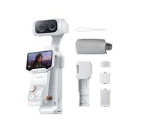 Insta360 Luna Ultra Pack Endurance Blanc, Caméra Vlog 8K, 2 Objectifs Leica | Caméra de poche, zoom 15×, capteur 1", écran tactile détachable 2", triple puce IA, pour vlog, voyage, photographie