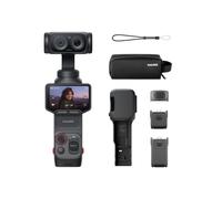 Insta360 Luna Ultra Pack Endurance - Caméra de vlogging 8K avec Deux objectifs Leica, Zoom 12×, capteur 1", écran Tactile détachable 2", Triple Puce IA, caméra de Poche à stabilisateur pour Les Vlogs
