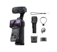 Insta360 Luna Ultra Pack POV - Caméra Vlog 8K Deux Objectifs Leica | Caméra de poche, zoom 15×, capteur 1", écran tactile détachable 2", triple puce IA, pour vlog, voyage, photographie