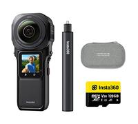Insta360 One RS 1-inch 360 Edition Kit de Luxe - Caméra 360 6K avec Deux capteurs 1 Pouce, co-conçue avec Leica, Photo 21MP, stabilisation FlowState, Faible luminosité de qualité, résistante à l'eau