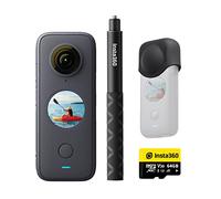 Insta360, One X2 Kit Selfie Stick - Action Camera 5.7K 360° avec stabilisation, résistant à l'eau grâce à l'étanchéité IPX8, écran Tactile, Montage vidéo Automatique, Commande