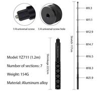 Insta360-Perche à selfie Bery Bullet Time,trépied à poignée distante,caméra d'action Guardian,anciers invisible,stabilisateur de téléphone portable,cardan