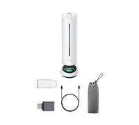 Insta360 Wave Blanc - Haut-Parleur Microphone IA pour Podcast/Livestream