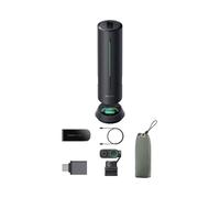 Insta360 Wave - Haut-Parleur IA, Bluetooth, enregistreur Vocal, 8 micros réduction du Bruit, Beamforming, Transcription et résumé IA, 99 Langues, Stockage 32 Go, réunions, podcasts, livestreams