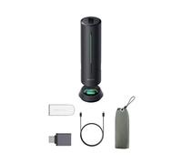 Insta360 Wave - Haut-Parleur IA, Bluetooth, enregistreur Vocal, 8 micros réduction du Bruit, Beamforming, Transcription et résumé IA, 99 Langues, Stockage 32 Go, réunions, podcasts, livestreams