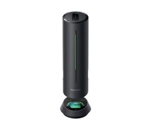 Insta360 Wave noir Haut-parleur de conférence Bluetooth qui combine audio 360°, transcription via l'IA et fixation de caméra Link 2, idéal pour des