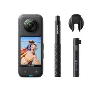 Insta360 X3 Pack Bullet Time Caméra d'action étanche à 360° avec capteurs 48 MP 1/2", vidéo HDR Active 5,7 K 360 °, Photos 72 MP à 360 °, Objectif Unique 4K, stabilisation, écran Tactile 2,29"