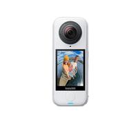 Insta360 X4 Air Blanc Arctique - Caméra 360 8K, Légère 165 g | Camera vlog, perche à selfie invisible, objectifs remplaçables, pare-vent, étanche, pour vlog, moto, cyclisme, sport, voyage