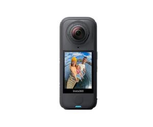 Insta360 X4 Air Noir Graphite - Caméra 360 8K, Appareil Photo vidéo étanche léger 165g, Perche à Selfie Invisible, objectifs remplaçables, Pare-Vent, dashcam pour vlog, Moto, Cyclisme, Sport